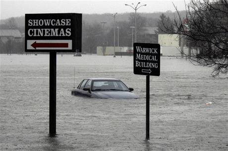 Záplavy na Rhode Island